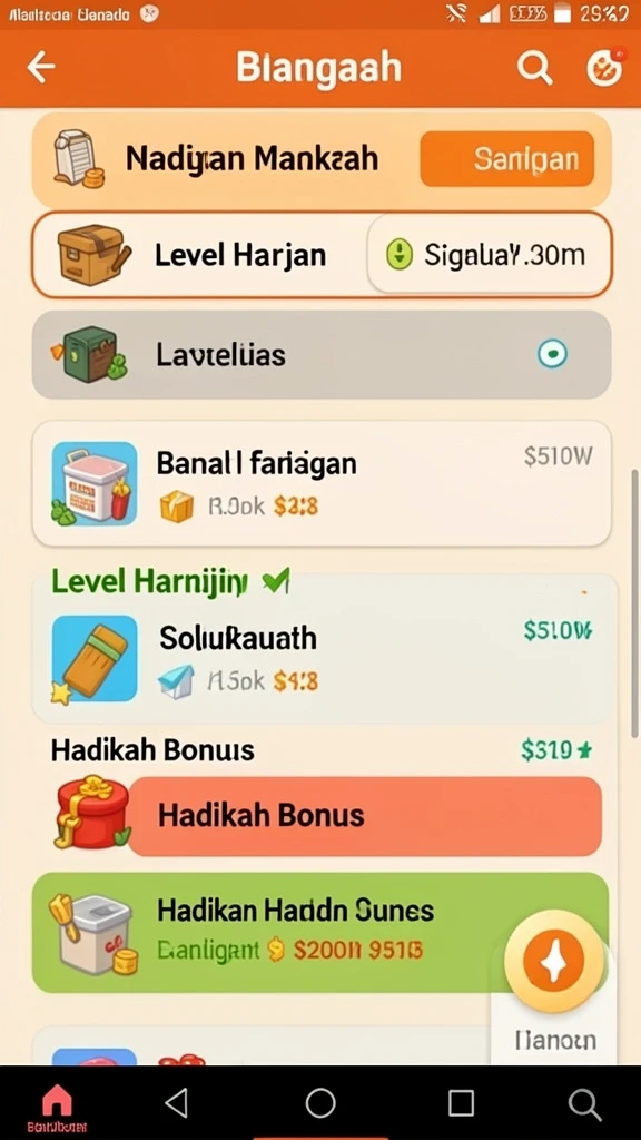 77singa - Sistem reward yang memberikan motivasi tambahan.