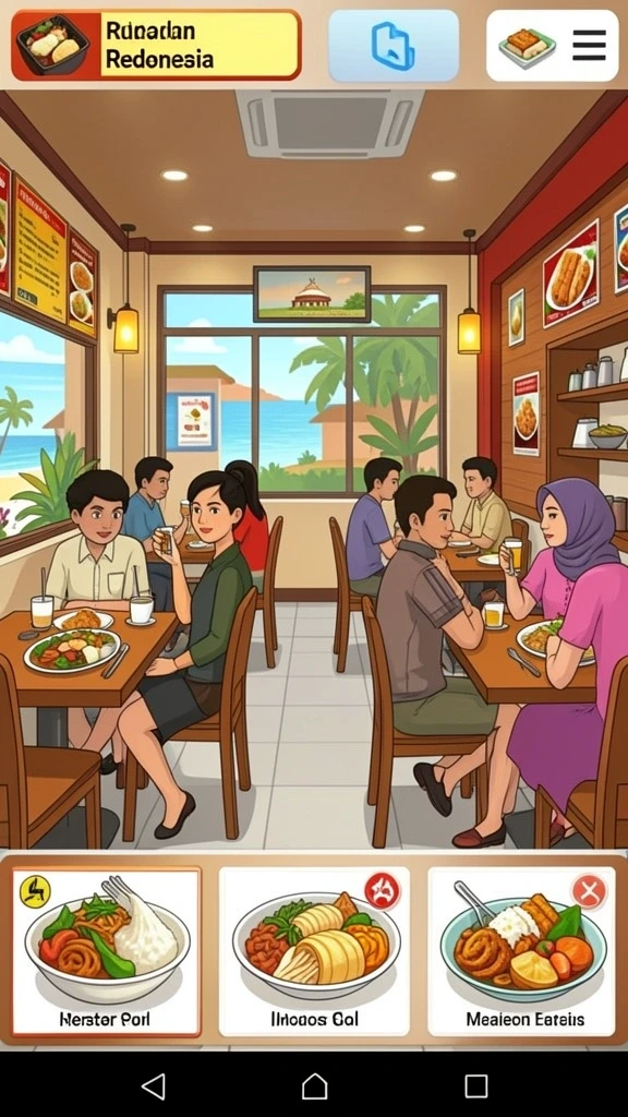 afaf - Screenshot menampilkan panorama indah dunia fantasi AFAF.