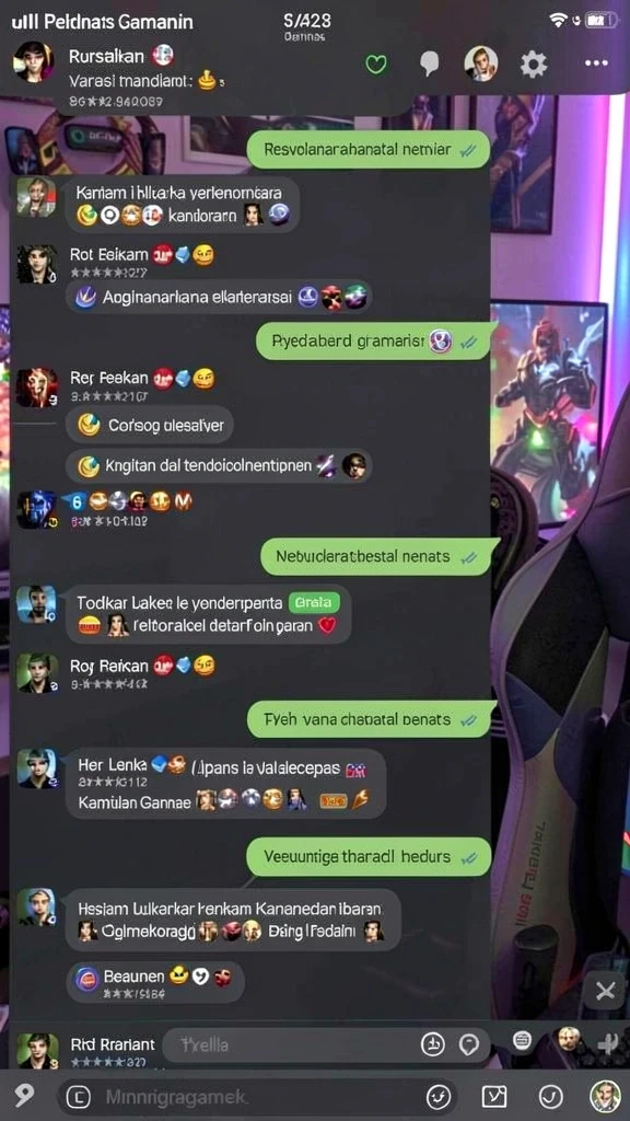 daya138 - Screenshot dari komunitas aktif dengan pemain lain.