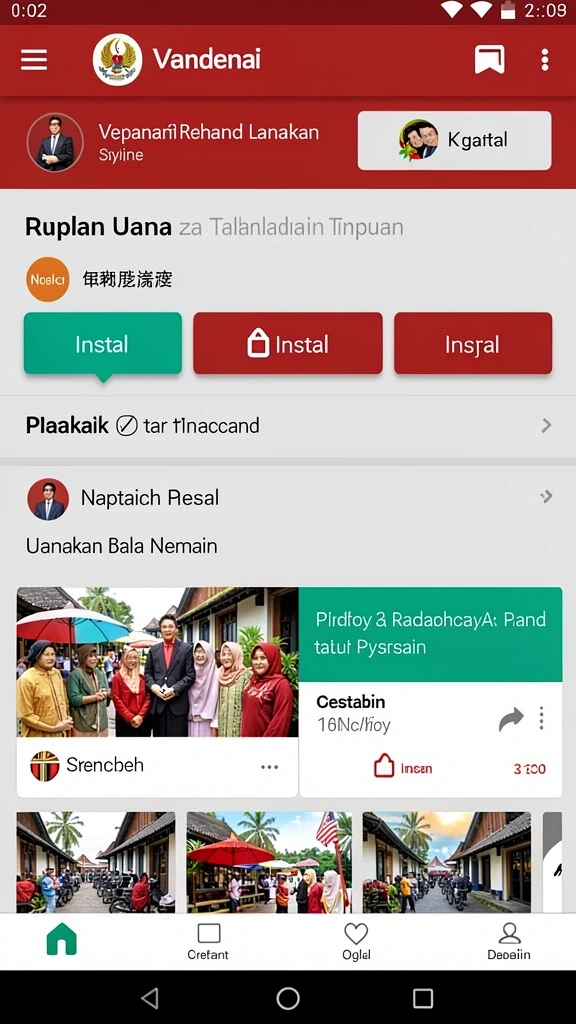 jkt8 - Tampilan antarmuka yang menarik dan mudah dinavigasi.